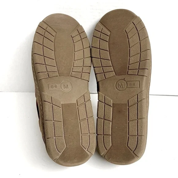 ⭐️NEW‼️ EDDIE BAUER WOODLAND SUEDE MOCCASIN COMFY SLIPON SLIPPER STYLE SHOE NWOT - Picture 14 of 16